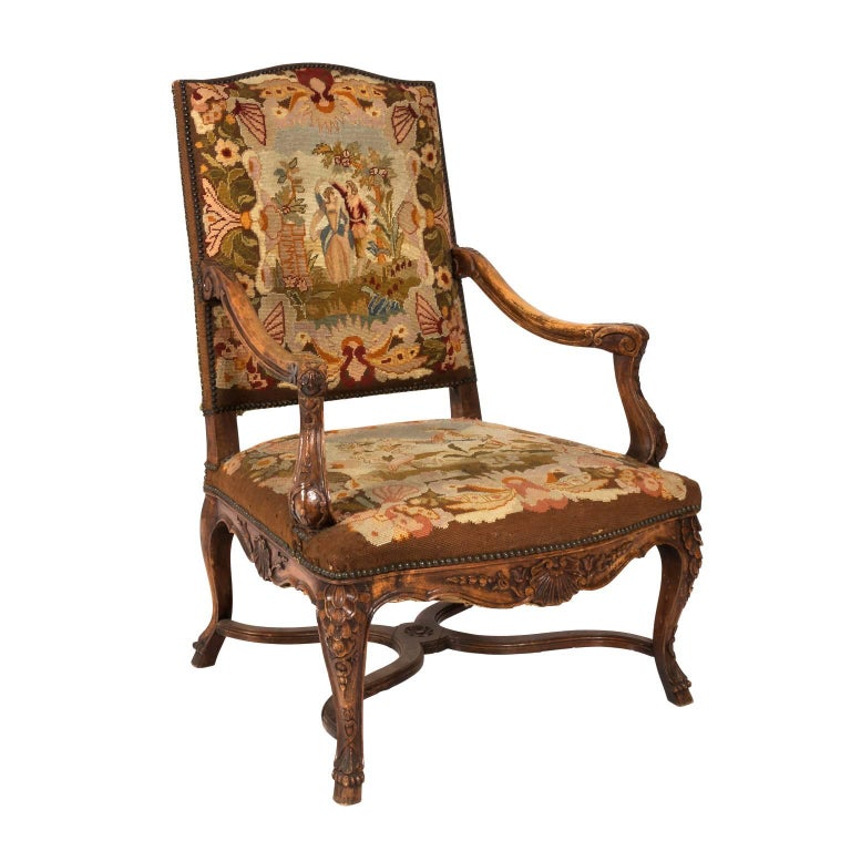 Tapestry Armchair at 1stDibs