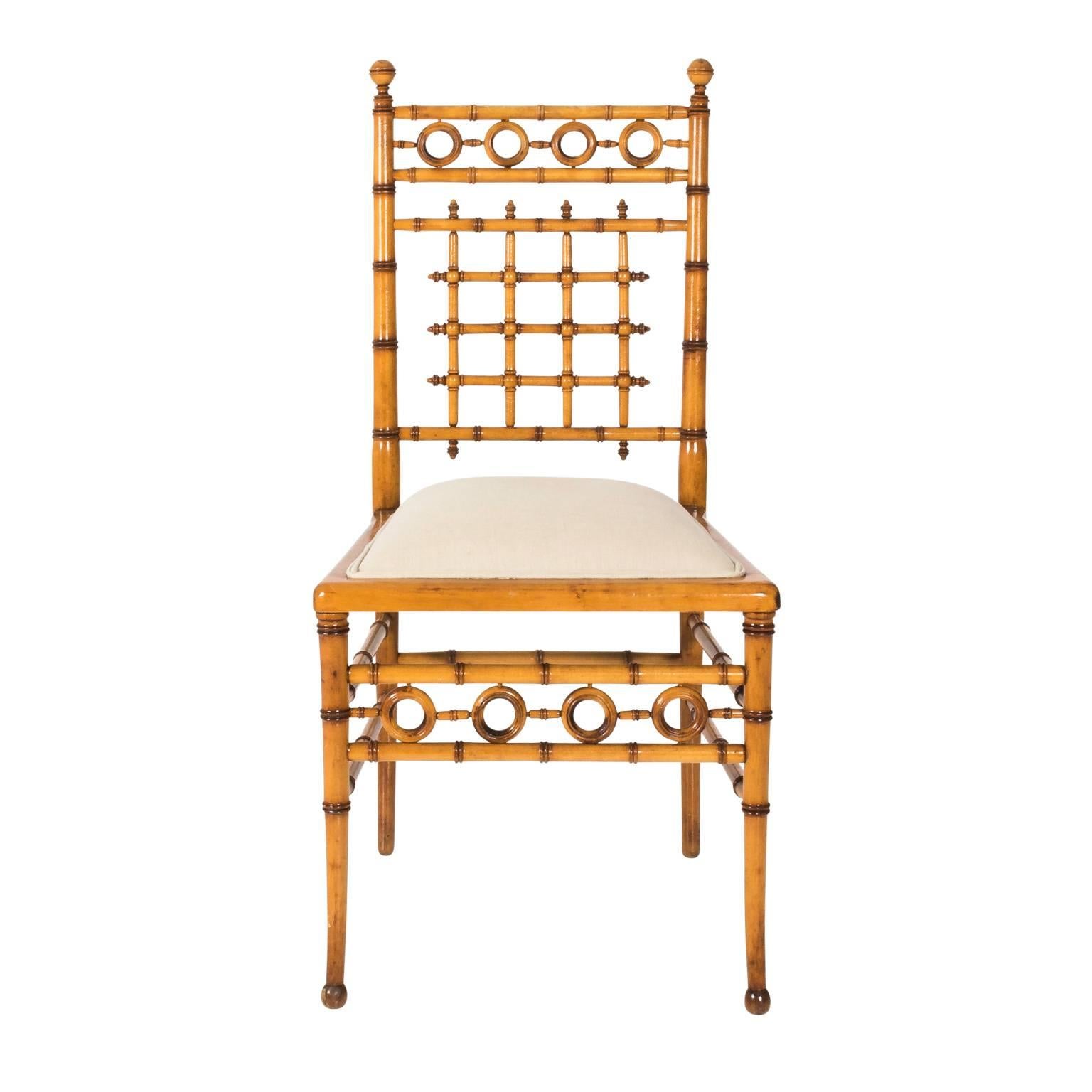 Faux Bamboo Chair by Horner, circa 1880