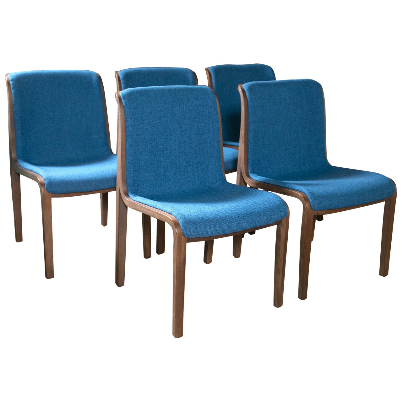 Set of Ten Knoll Chairs Designed by Bill Stephens