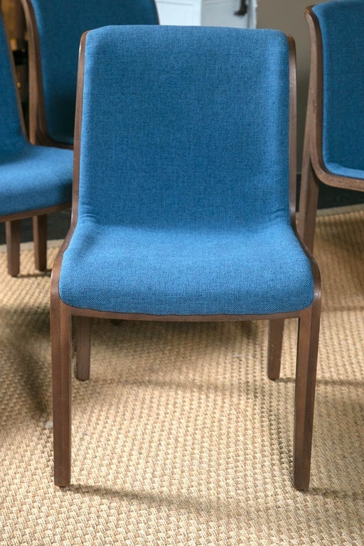 20th Century Set of Ten Knoll Chairs Designed by Bill Stephens
