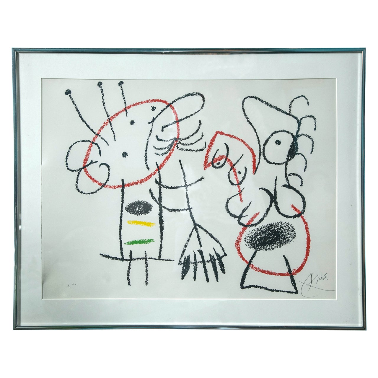 Joan Miro Signed Lithograph