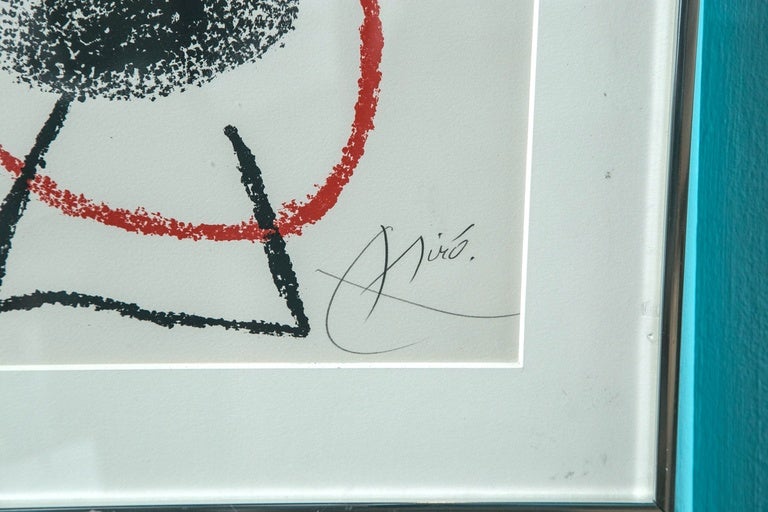 Spanish Joan Miro Signed Lithograph