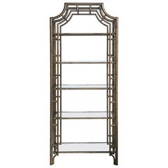 Pair of Faux Bamboo Étagerés