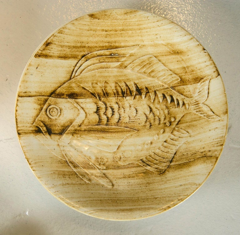 Longchamp Fish Plates In Excellent Condition In Stamford, CT