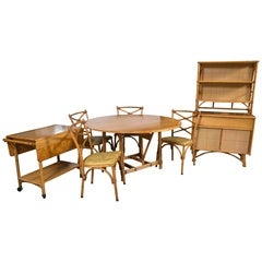 Heywood-Wakefield Eight-Piece Dining Suite