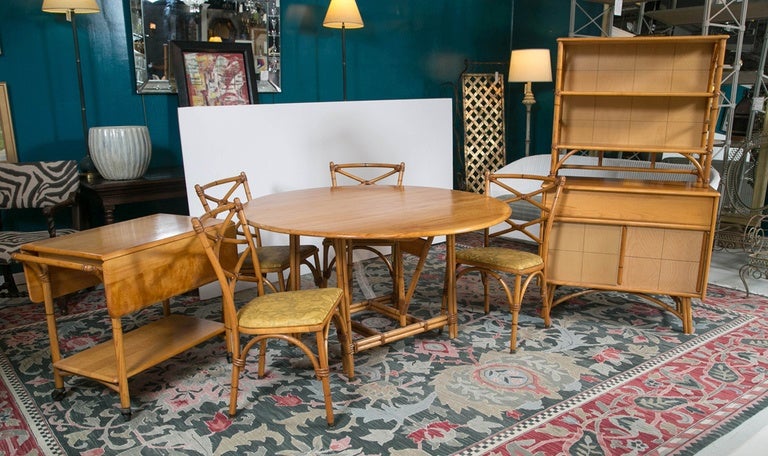 Heywood-Wakefield Eight-Piece Dining Suite