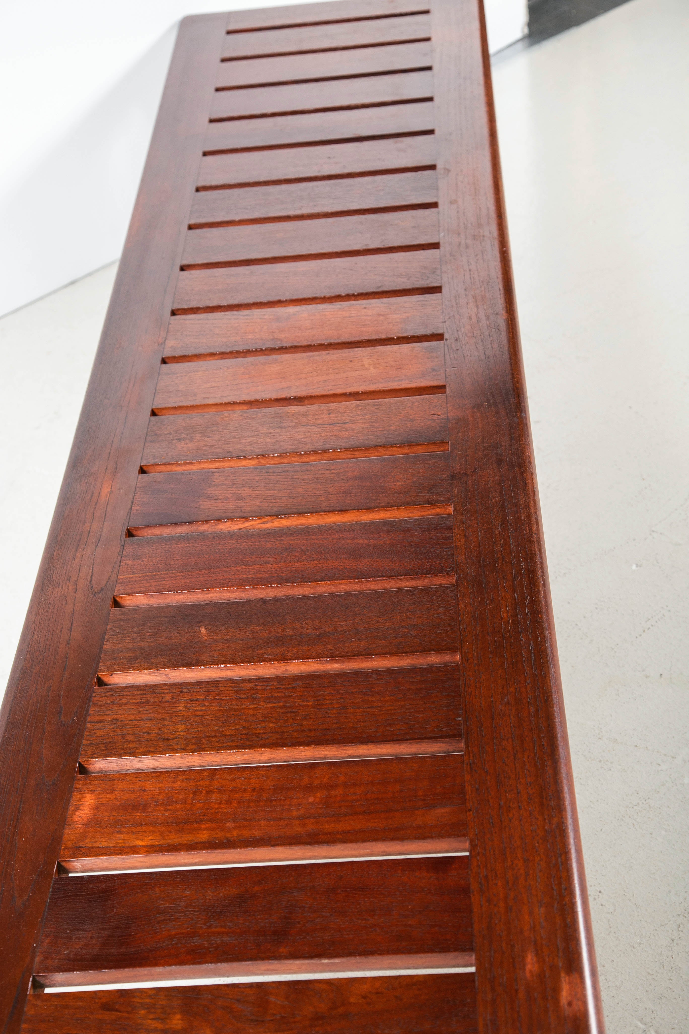 Hans Wegner Teak Slatted Bench 1