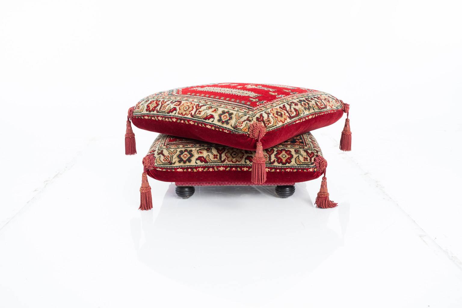 Mid-20th Century Turkish Carpet Puff