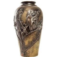 Japanese Bronze Vase