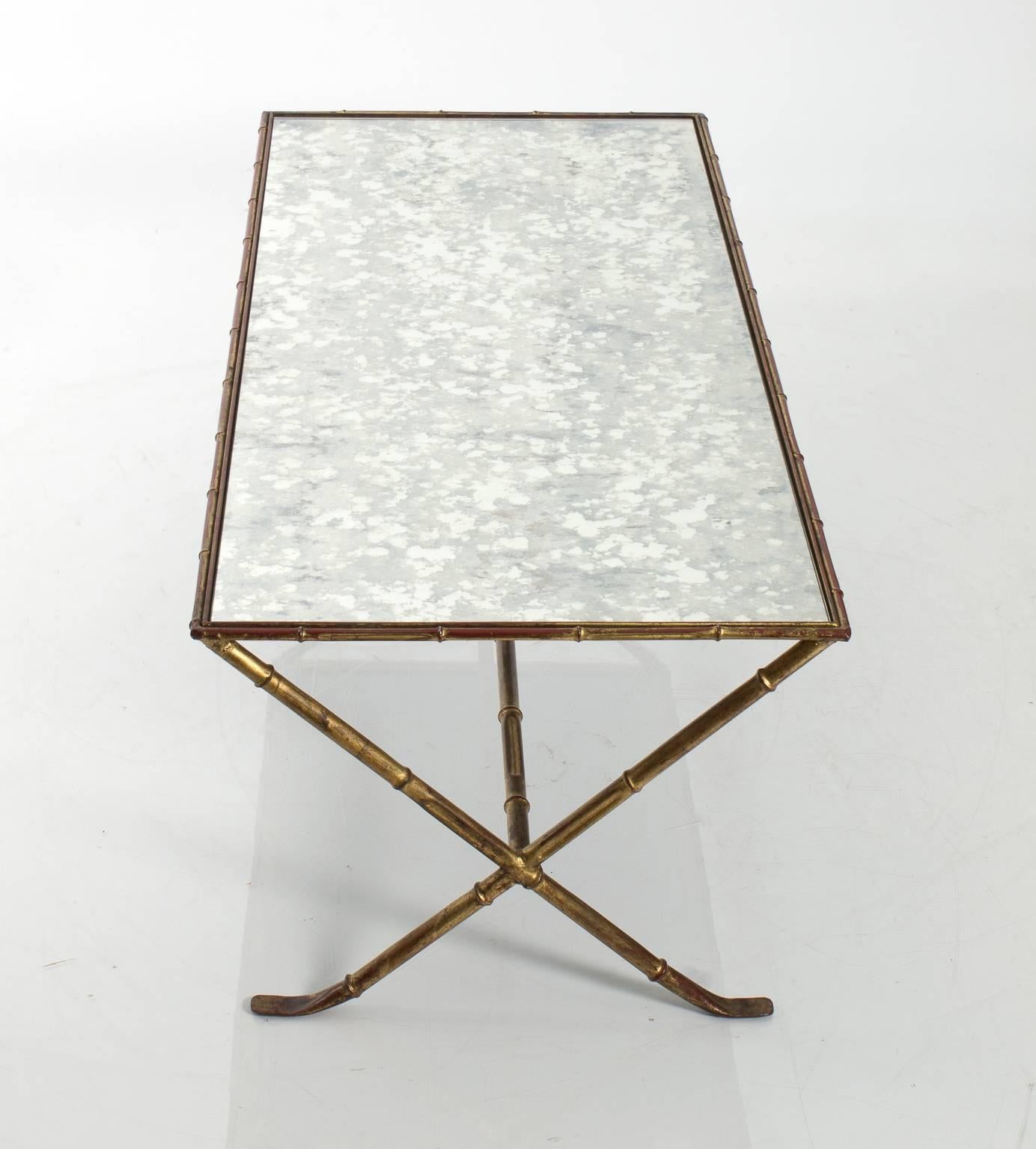 Metal Chinoiserie Cocktail Table