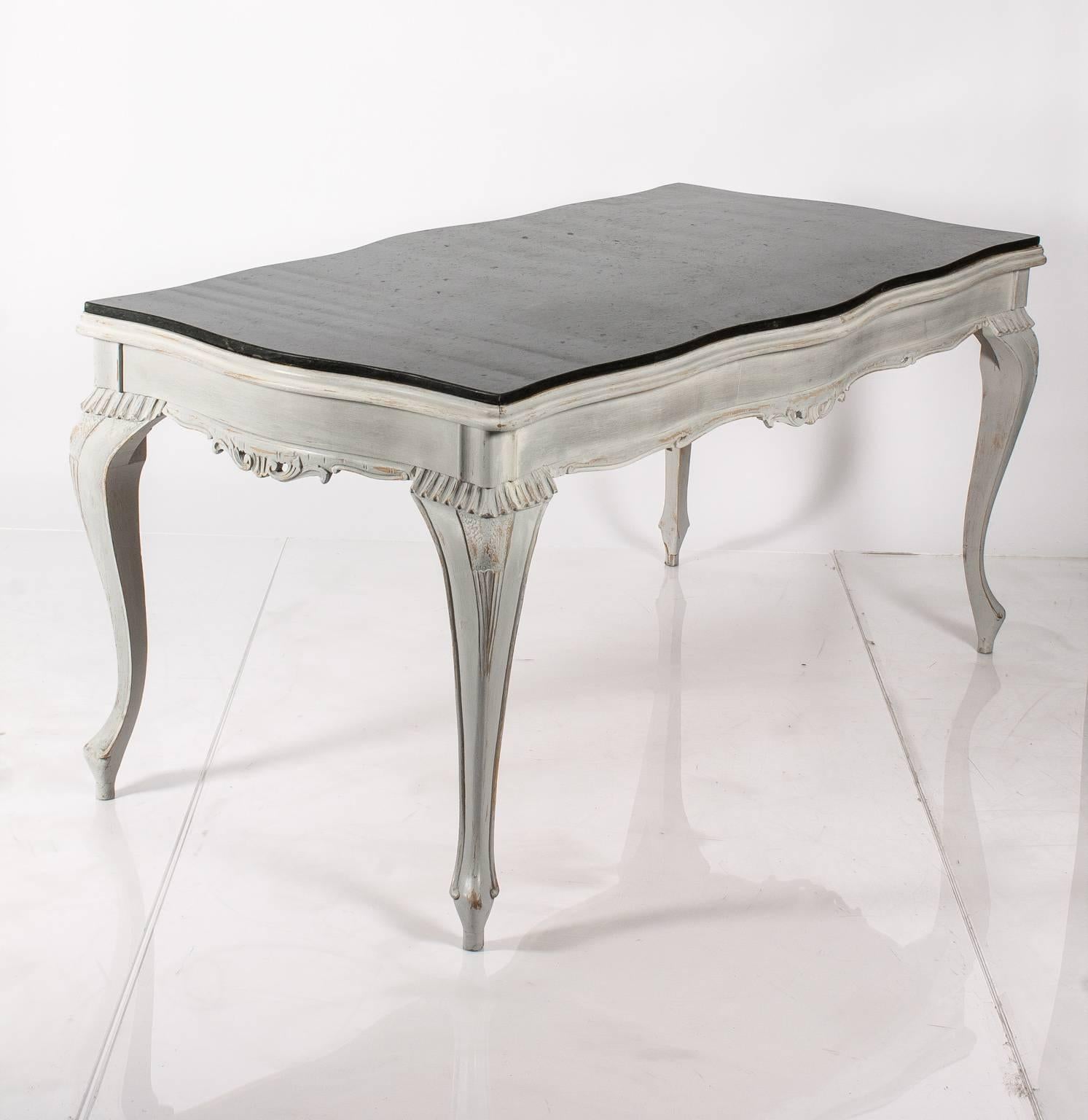 Painted Marble Table For Sale 5