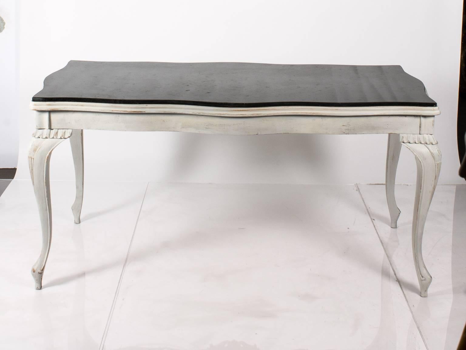 Painted Marble Table For Sale 3