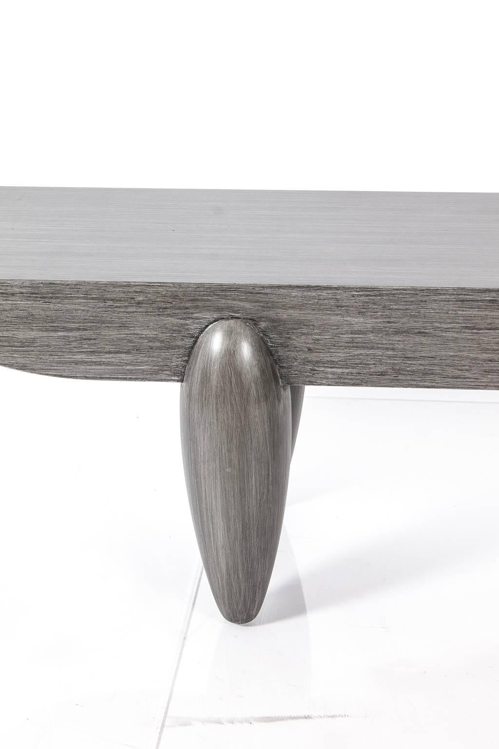 Cerused Christian Liaigre Pirogue Bench
