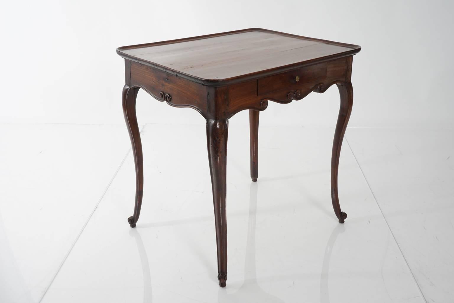 French Single Drawer Tea Table