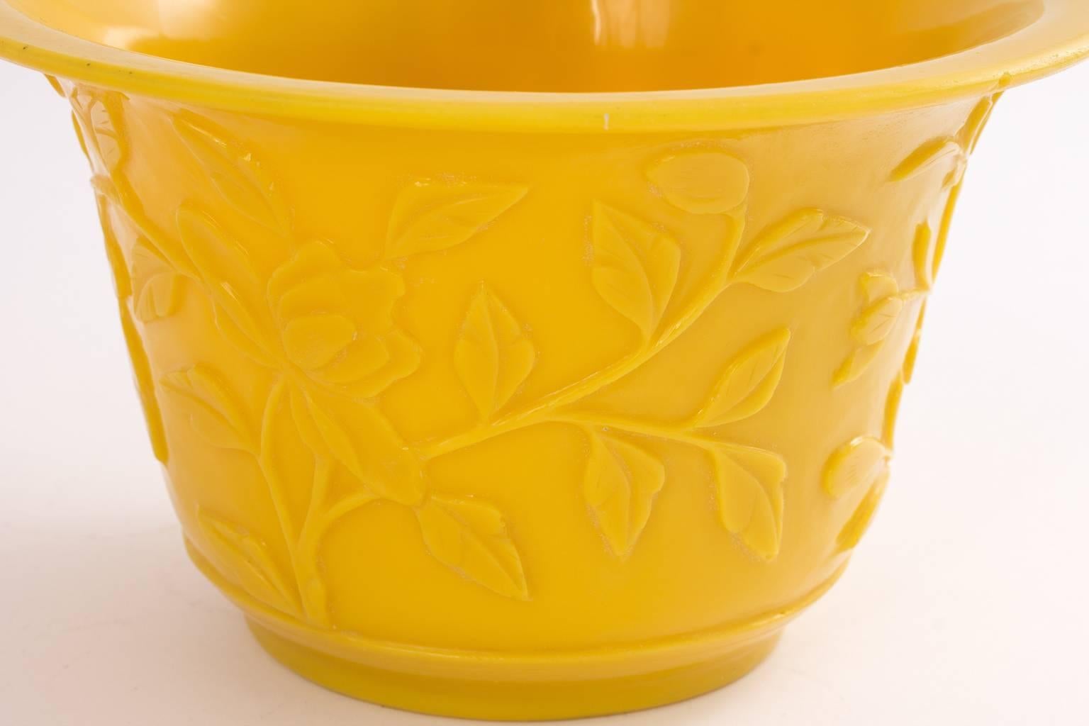 Canary yellow antique Chinese 