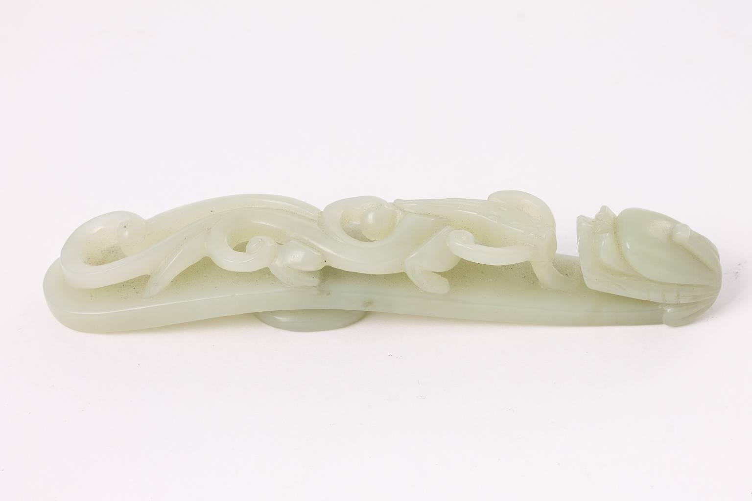 Carved Jade Buckle For Sale 2