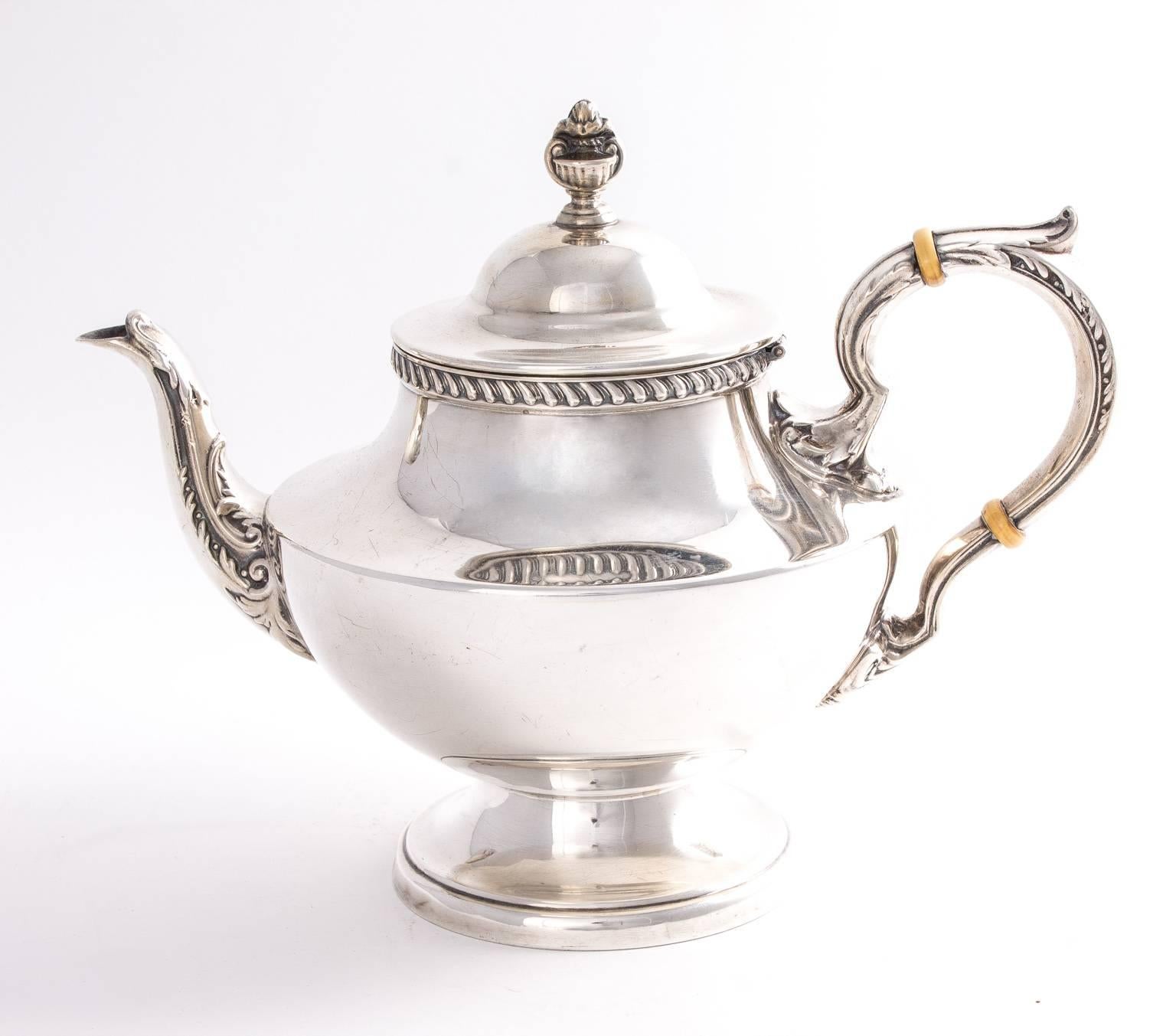 georgian silver tea set
