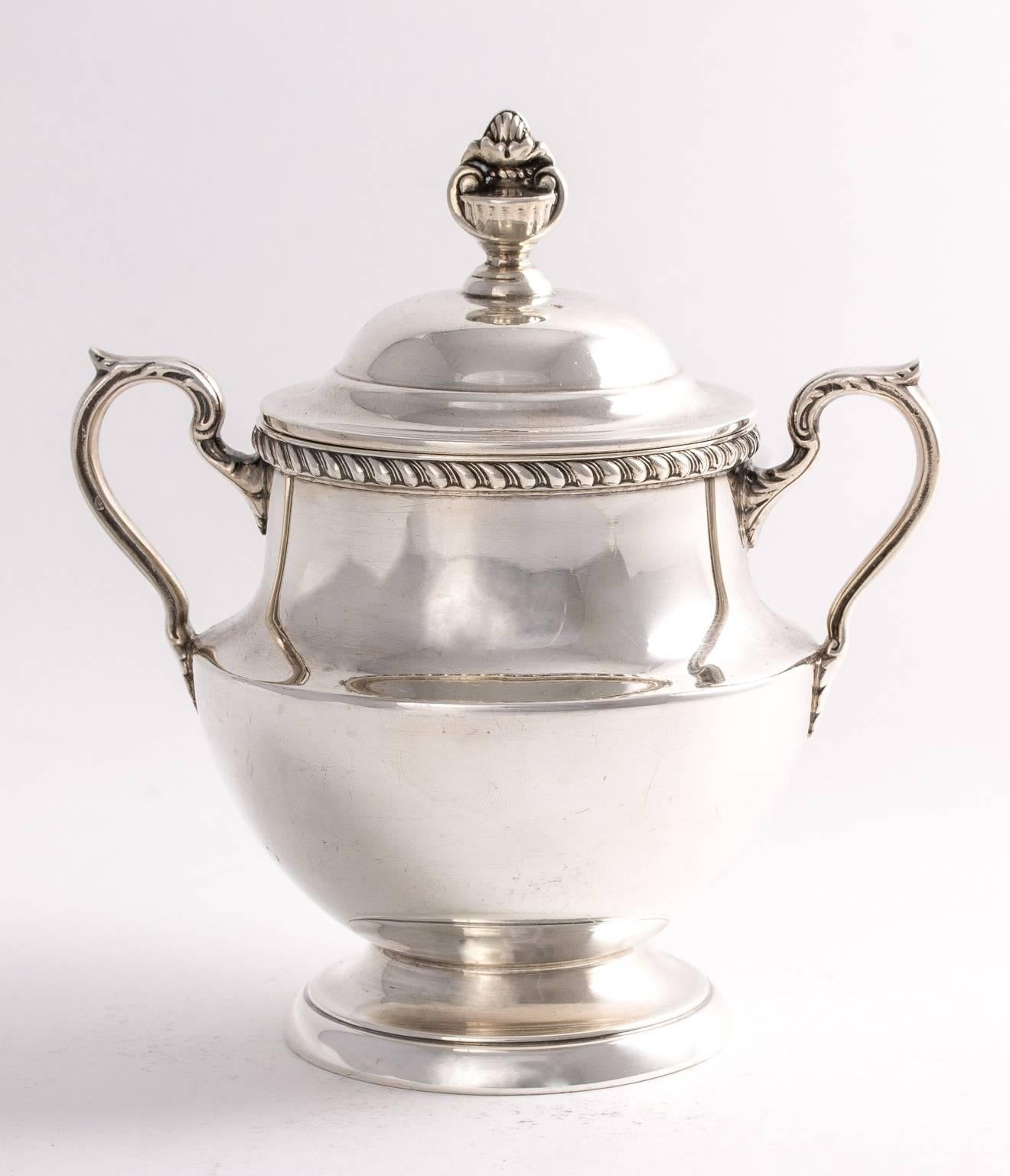 Sterling Silver Georgian Tea Set 1