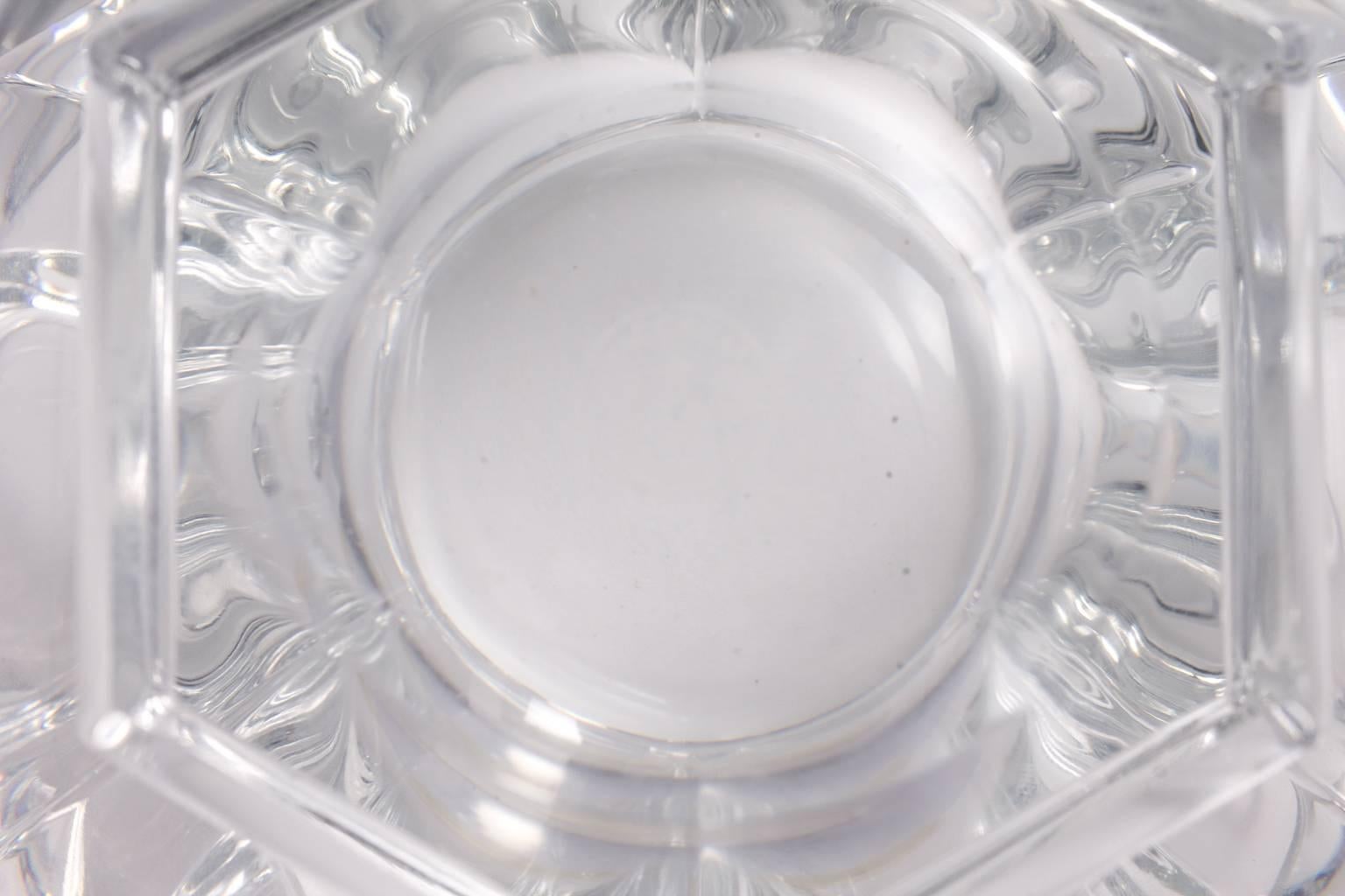Glass Baccarat Condiment Jar