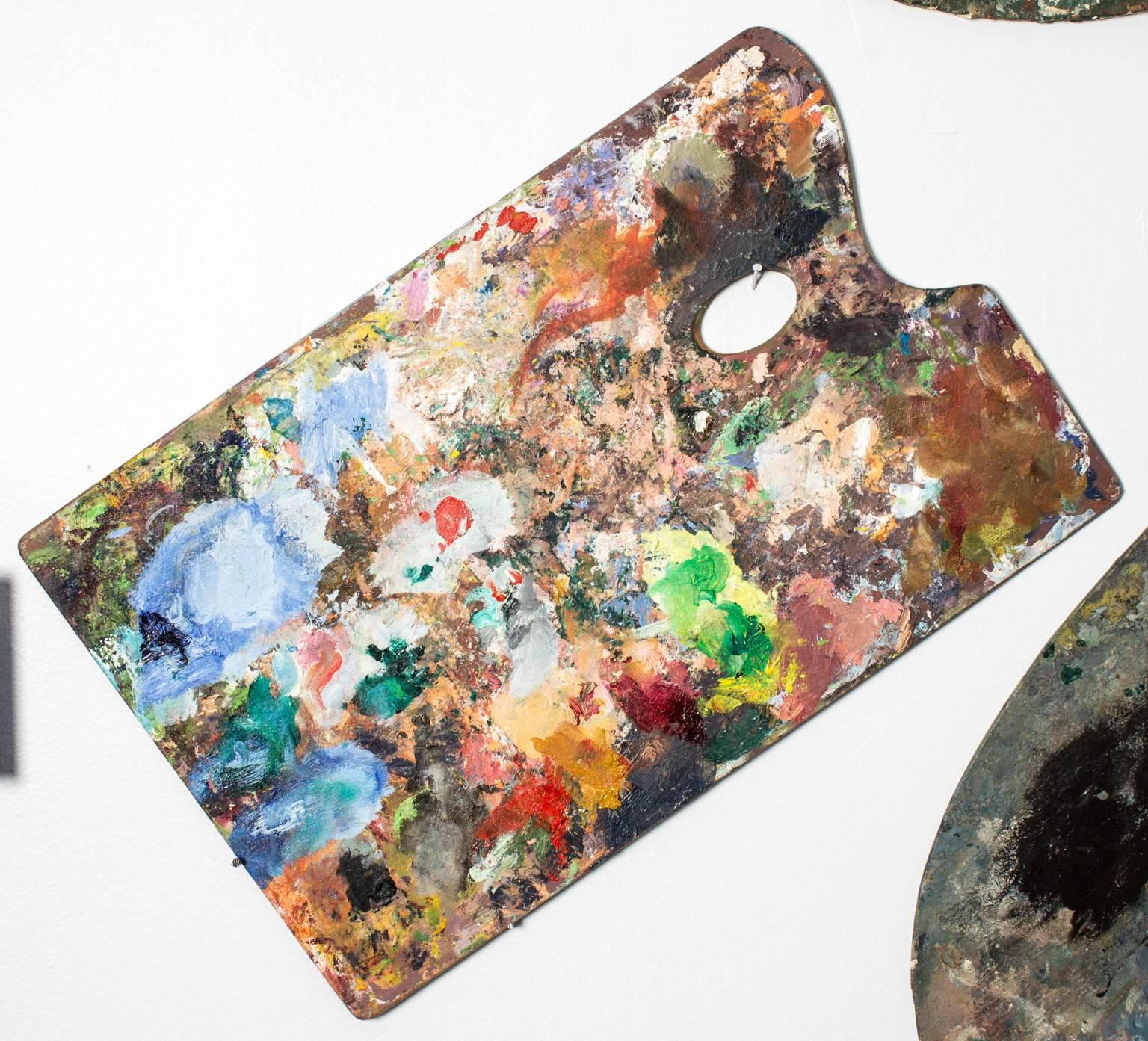 Collection of Nine Artist Palettes 1
