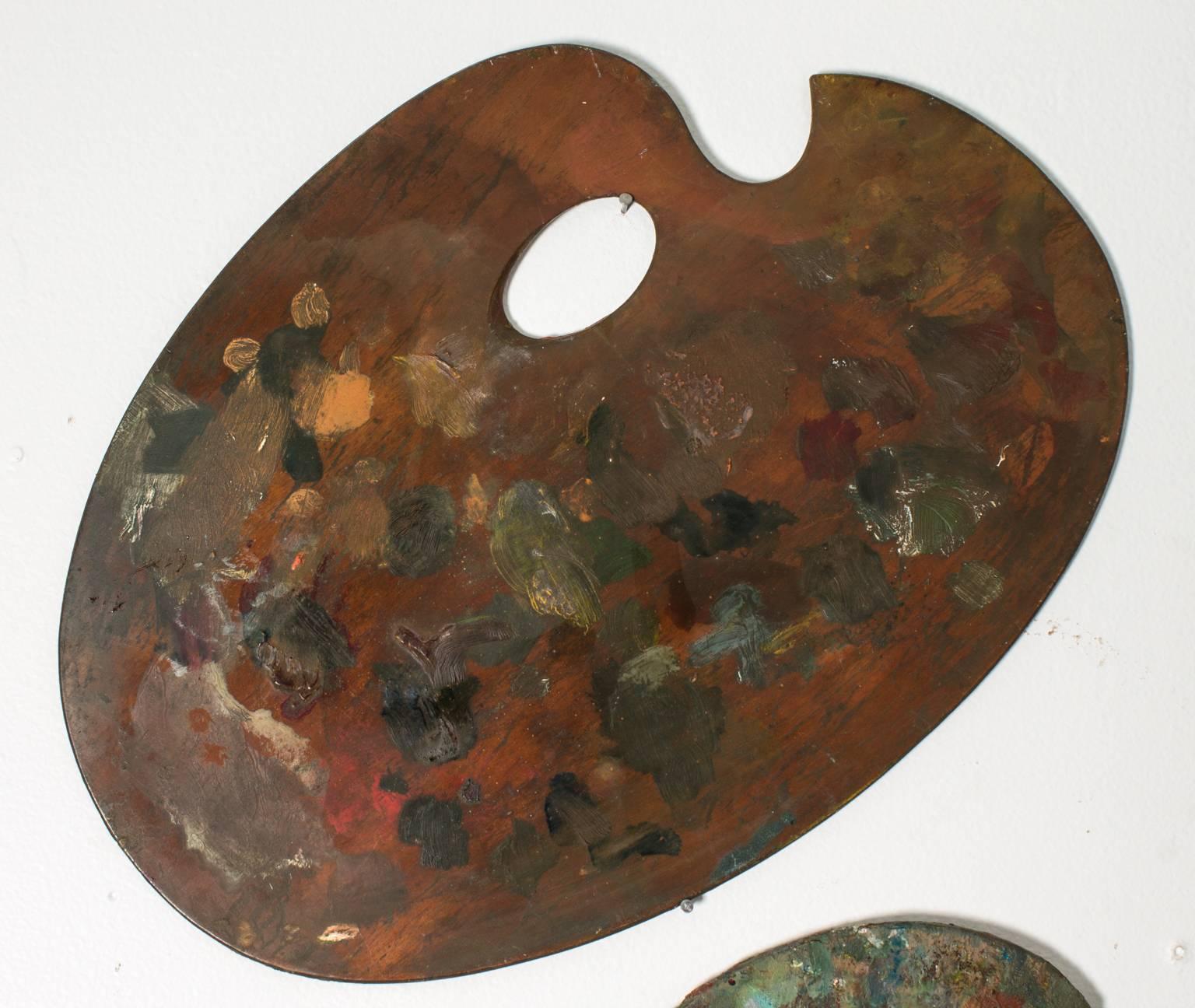 Collection of Nine Artist Palettes 2
