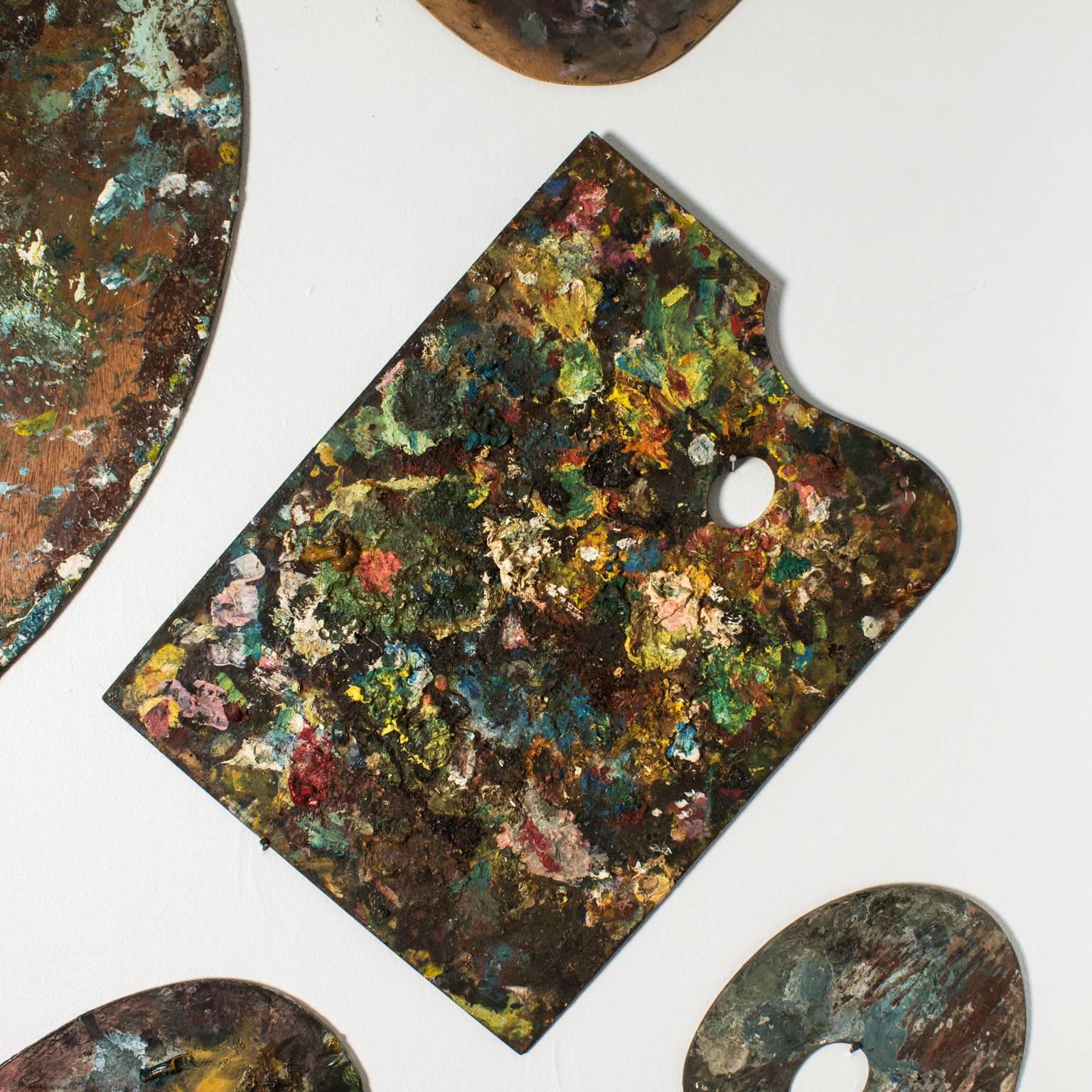 Collection of Nine Artist Palettes 3