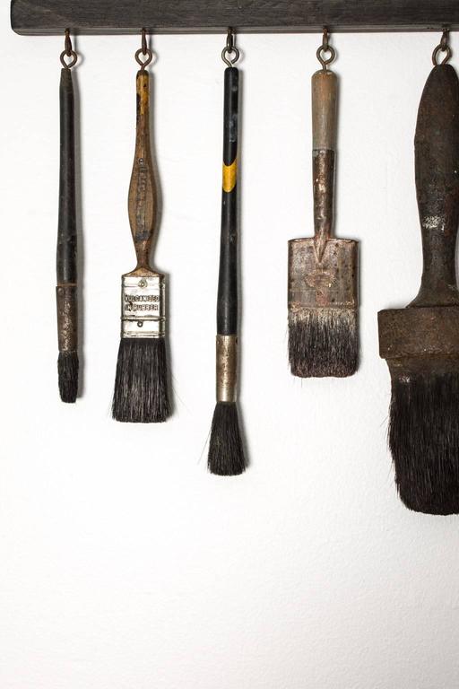 Collection of Antique Paint Brushes at 1stDibs