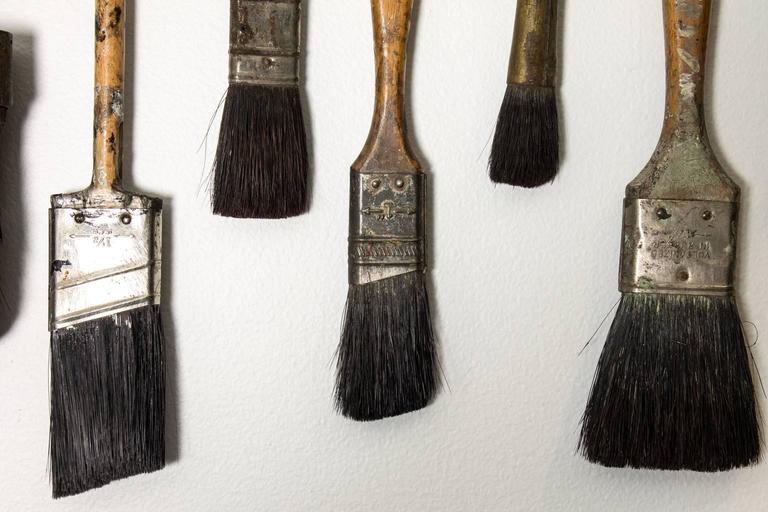 Collection of Antique Paint Brushes at 1stDibs