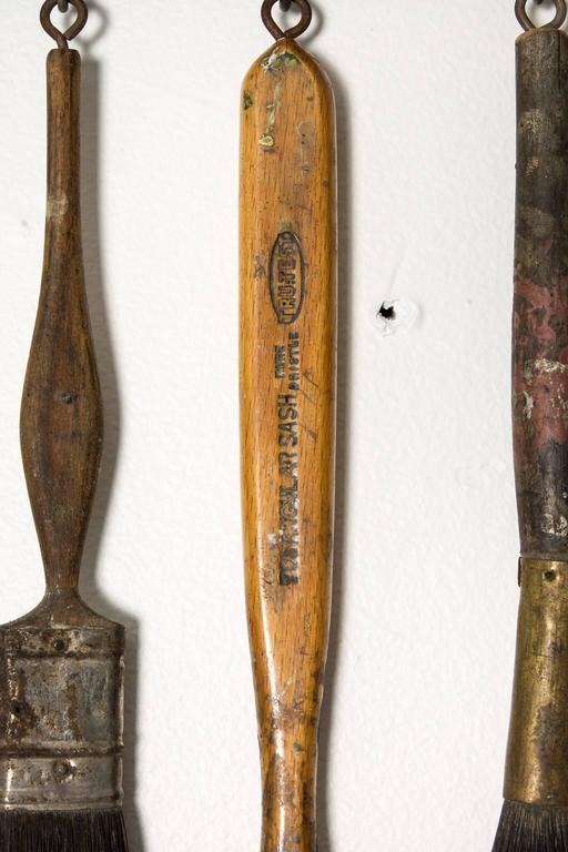 Collection of Antique Paint Brushes at 1stDibs