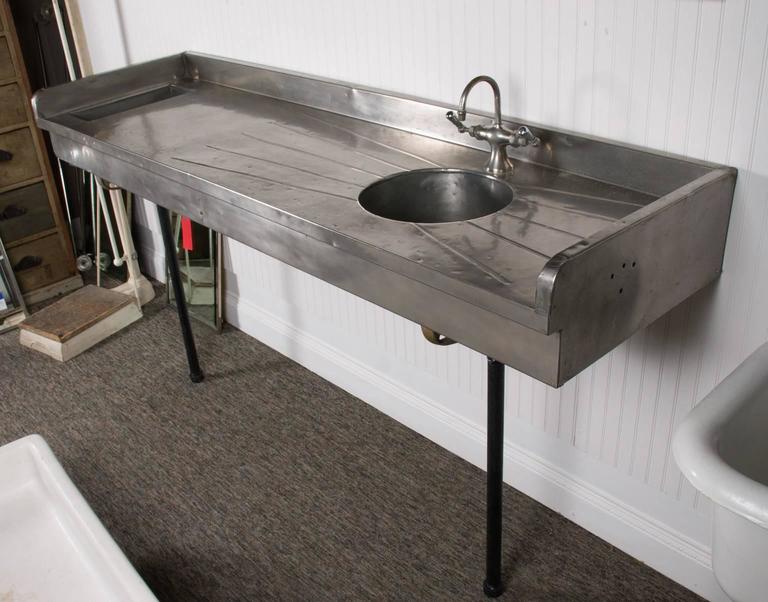 German Silver Bar Sink at 1stDibs