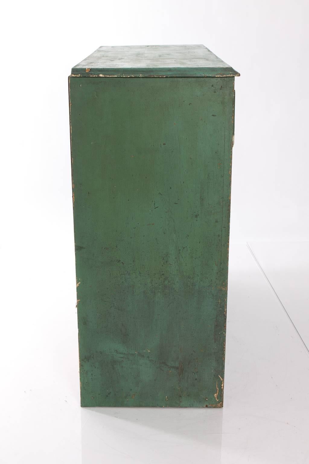 20th Century Antique Green Cupboard