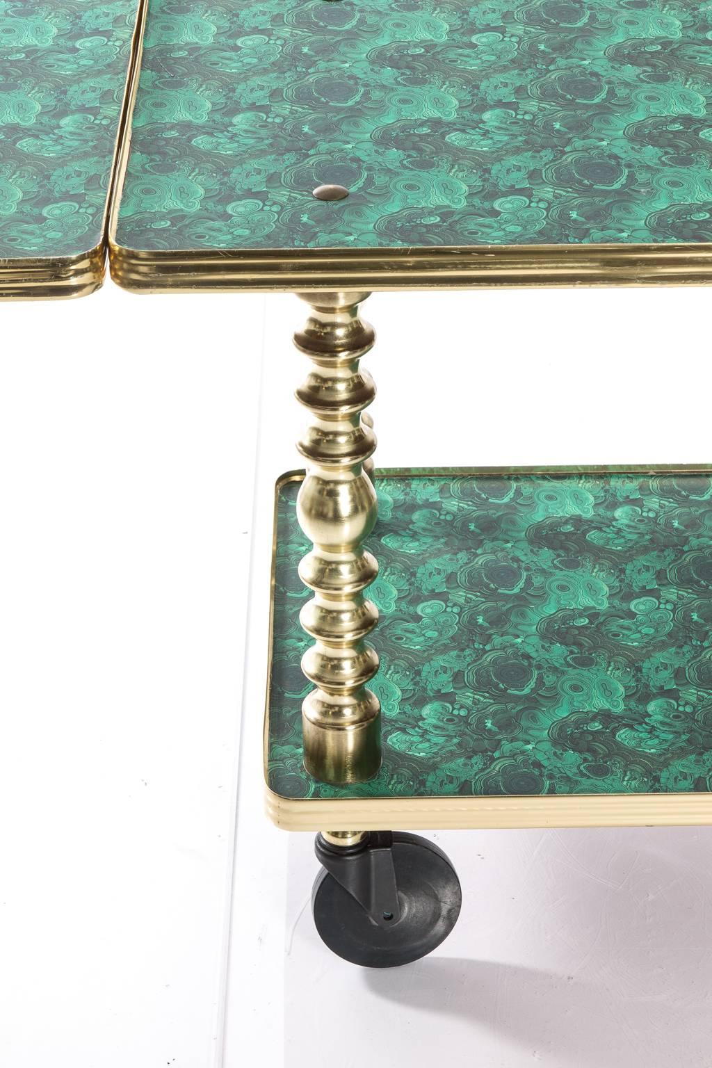 Faux Malachite Bar 4