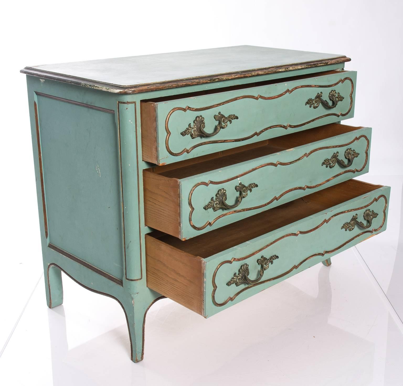 Painted Louis XV Style Commode 1