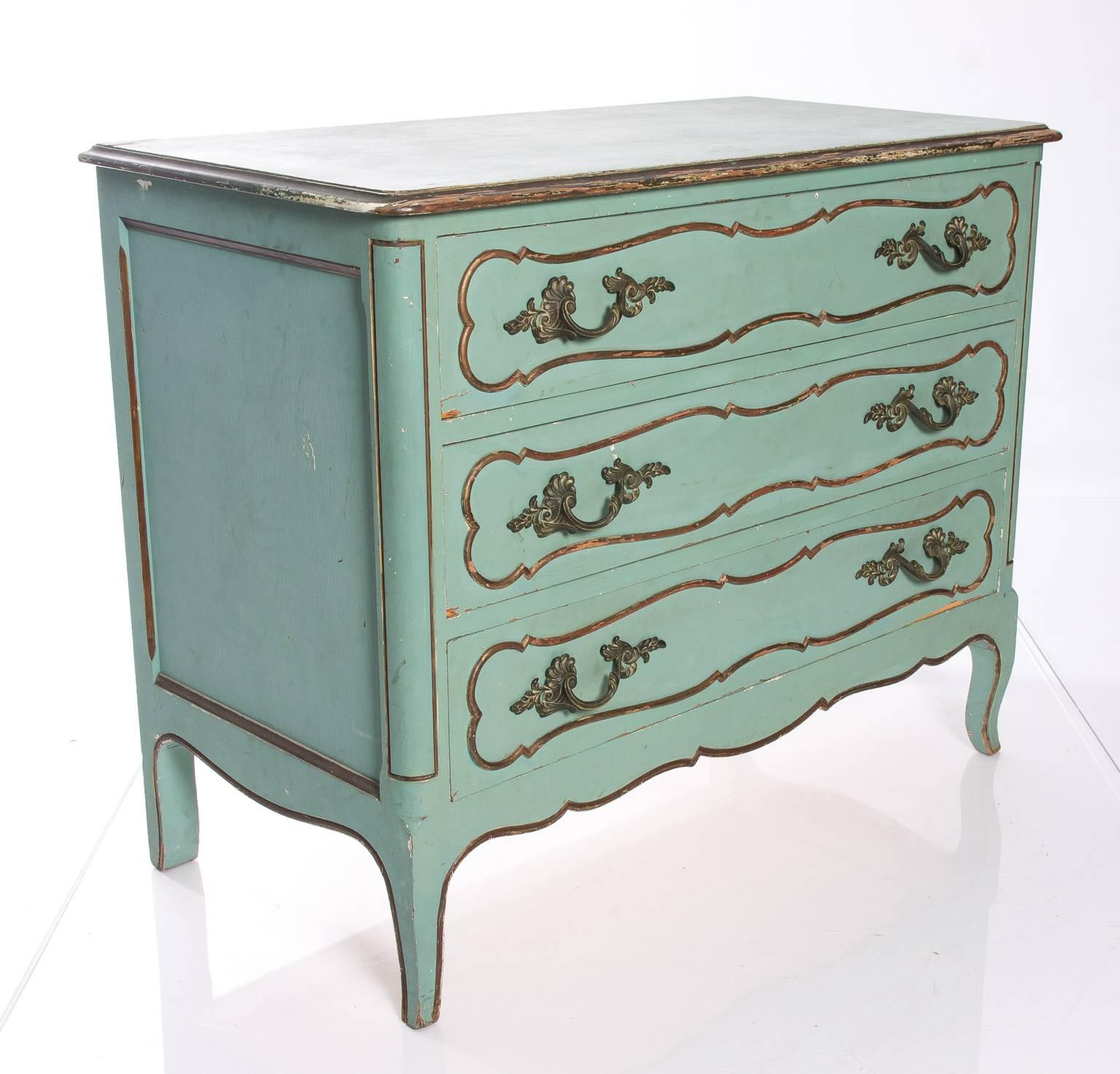 Painted Louis XV Style Commode 5