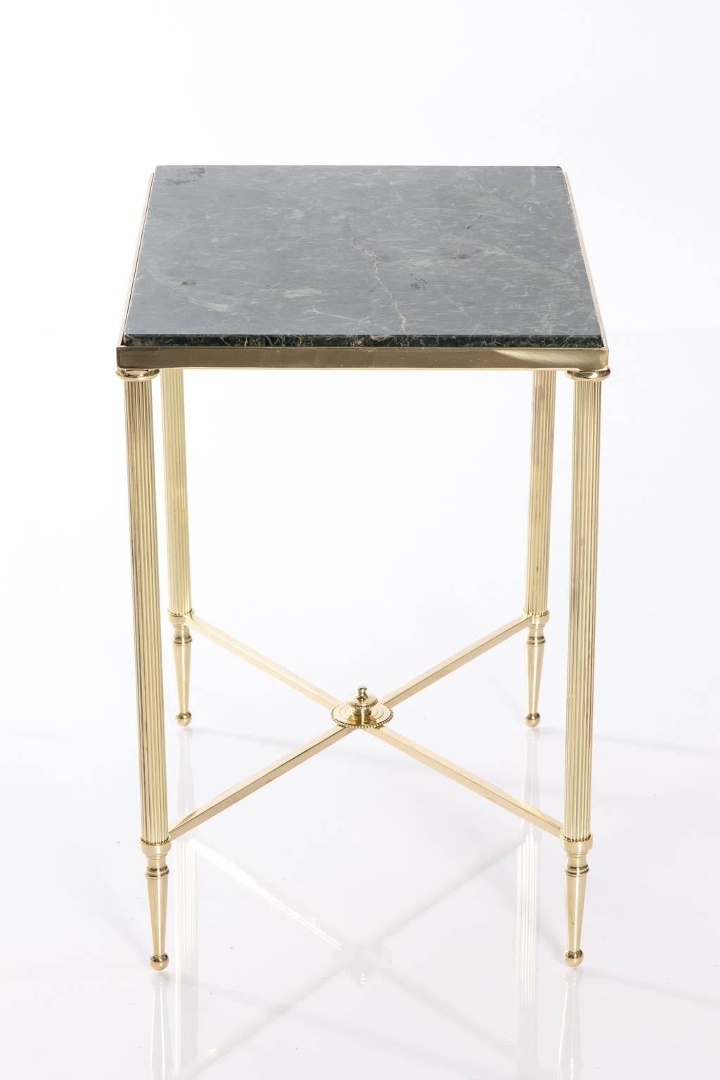 Marble-Top French Side Tables 1