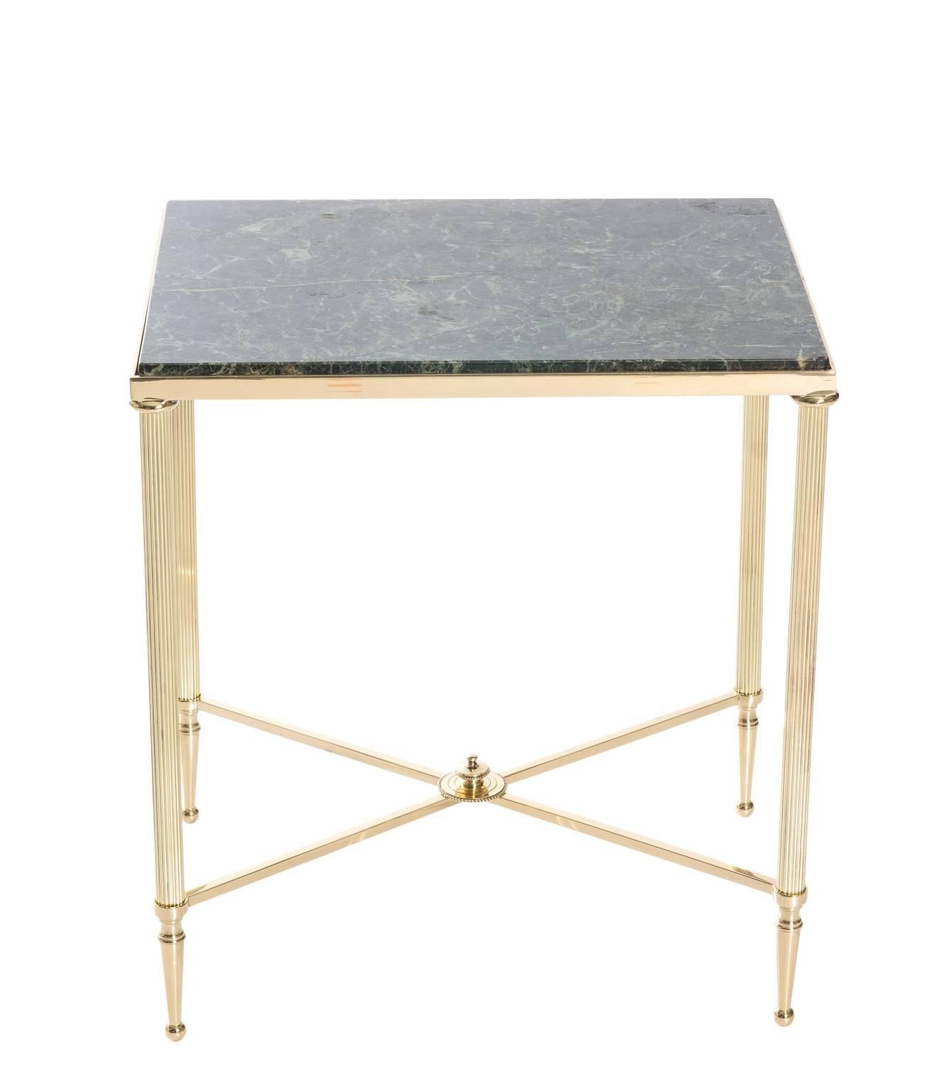 Marble-Top French Side Tables 2