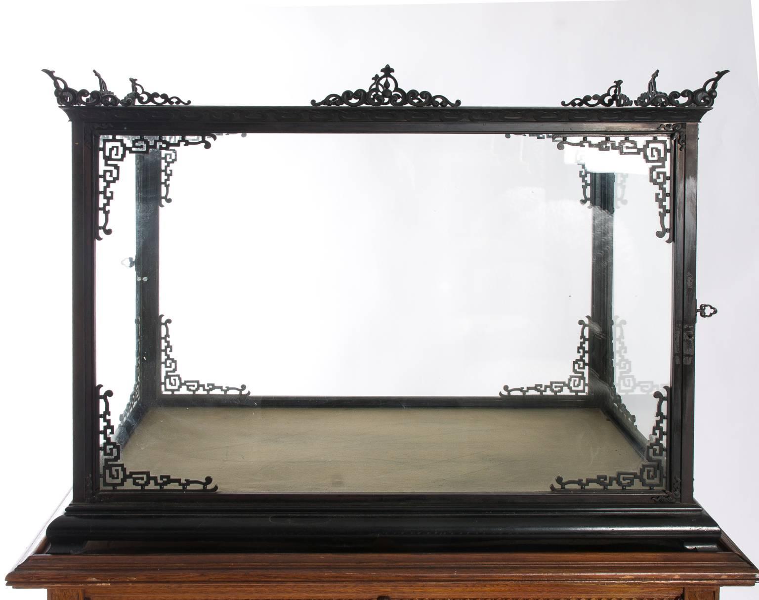 Chinoiserie Vitrines on Stands For Sale 1