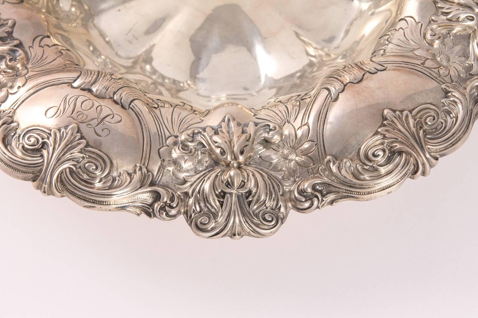 Victorian Sterling Silver Gorham Ornate Bowl