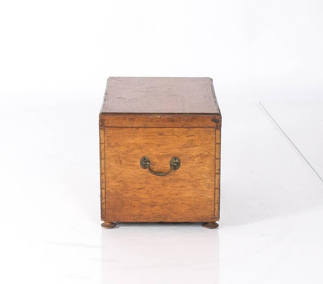 19th Century French Oak Trunk In Good Condition In Stamford, CT