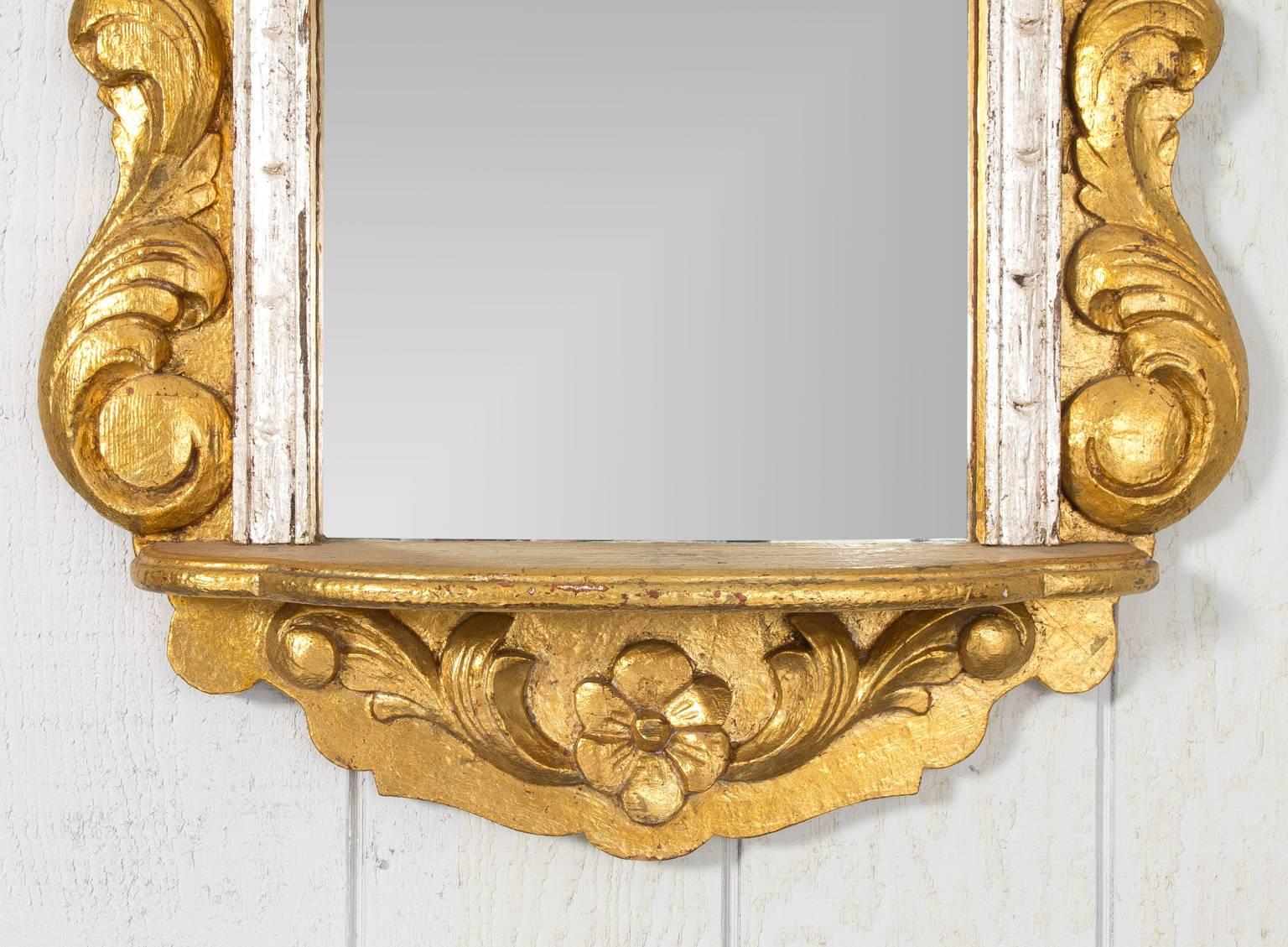 Baroque Style Carved Gilded Wall Mirror 2