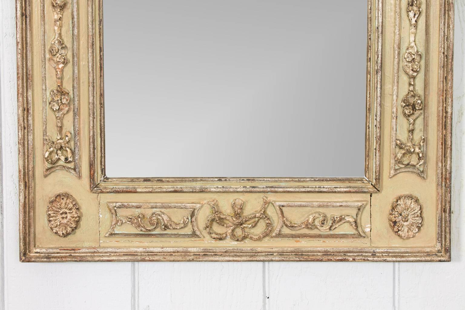 20th century painted Neoclassical mirror.
 