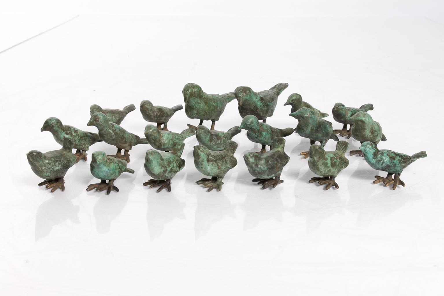 Ilana Goor Bronze Cast Freestanding Bird Sculptures 1