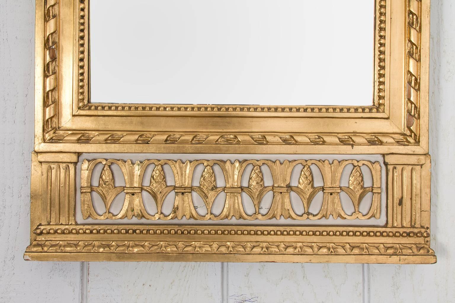 Classical Style Gilded Mirror For Sale 1