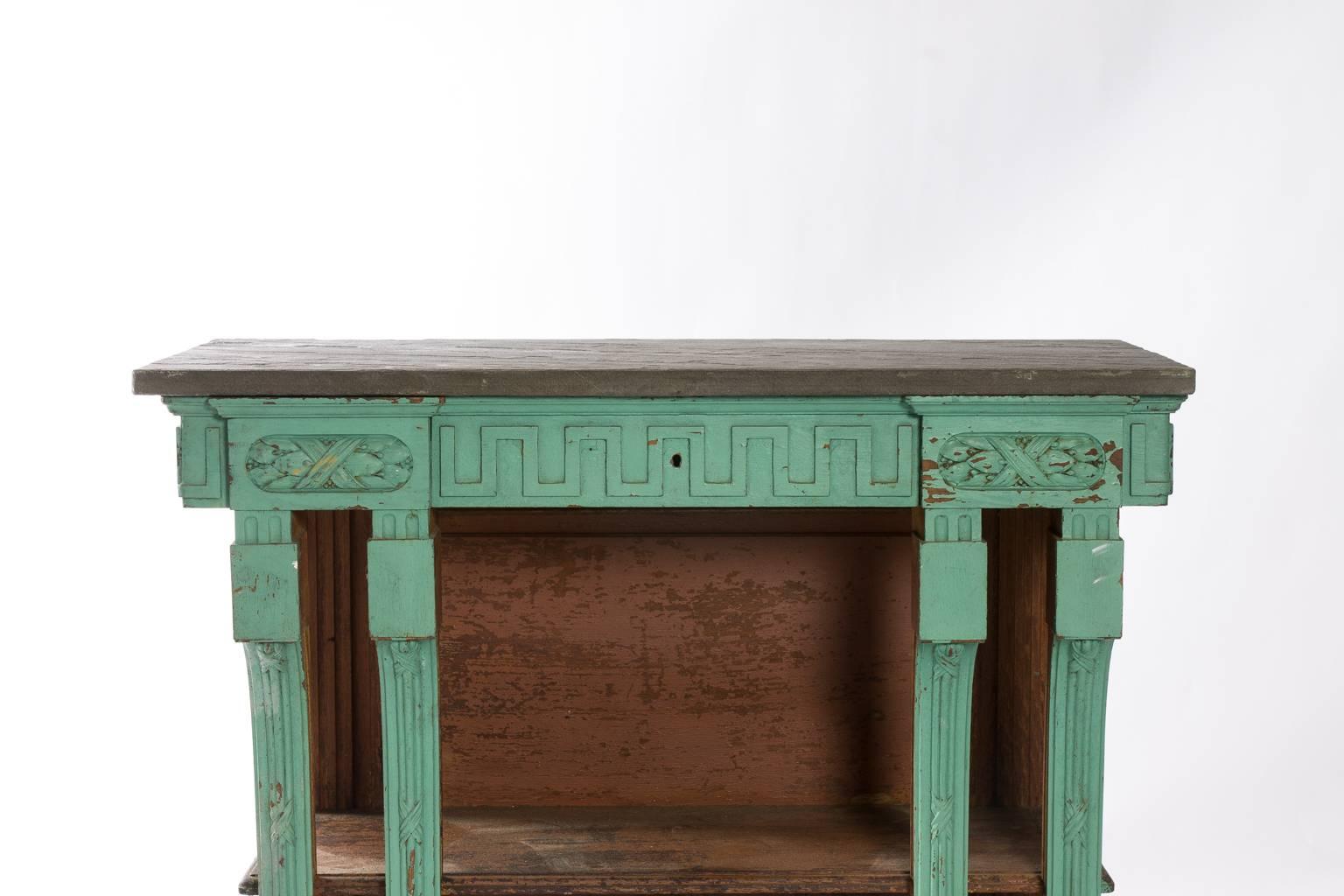 Neoclassical French Country Garden Console