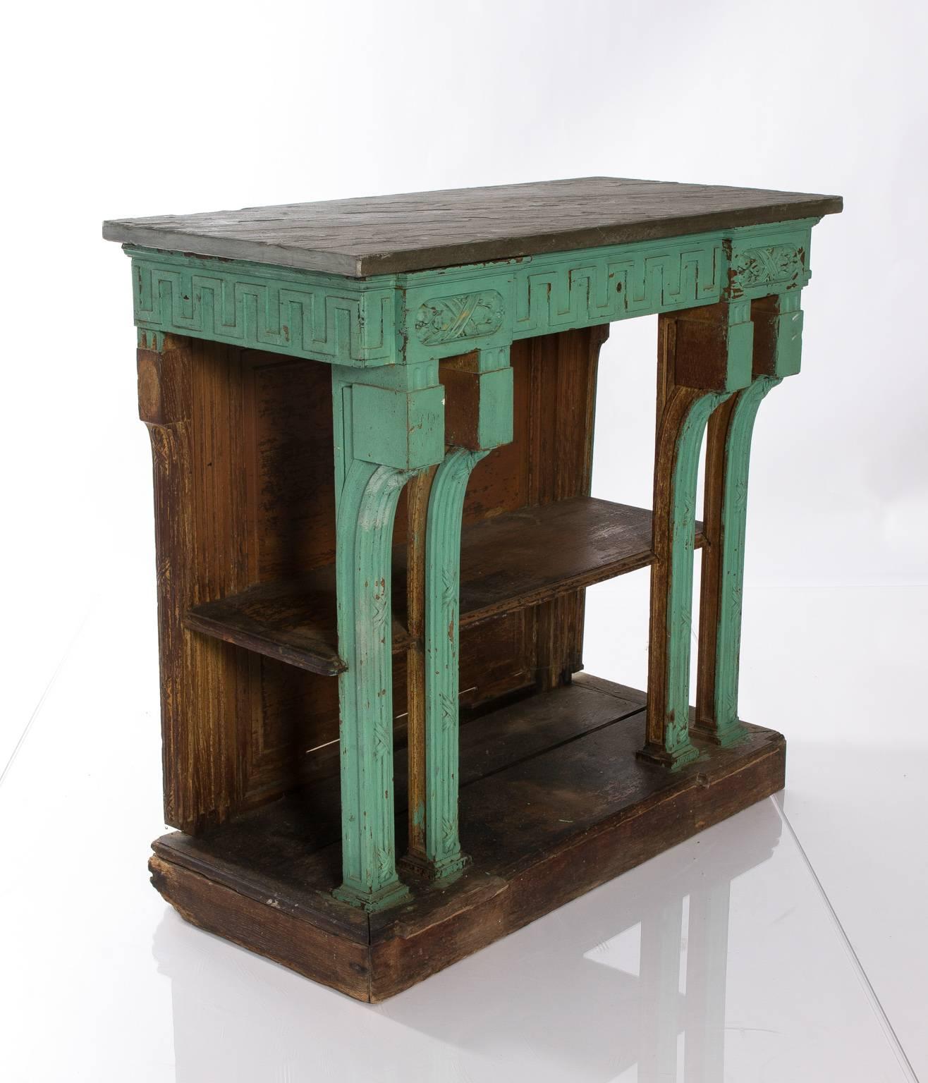 Painted French Country Garden Console