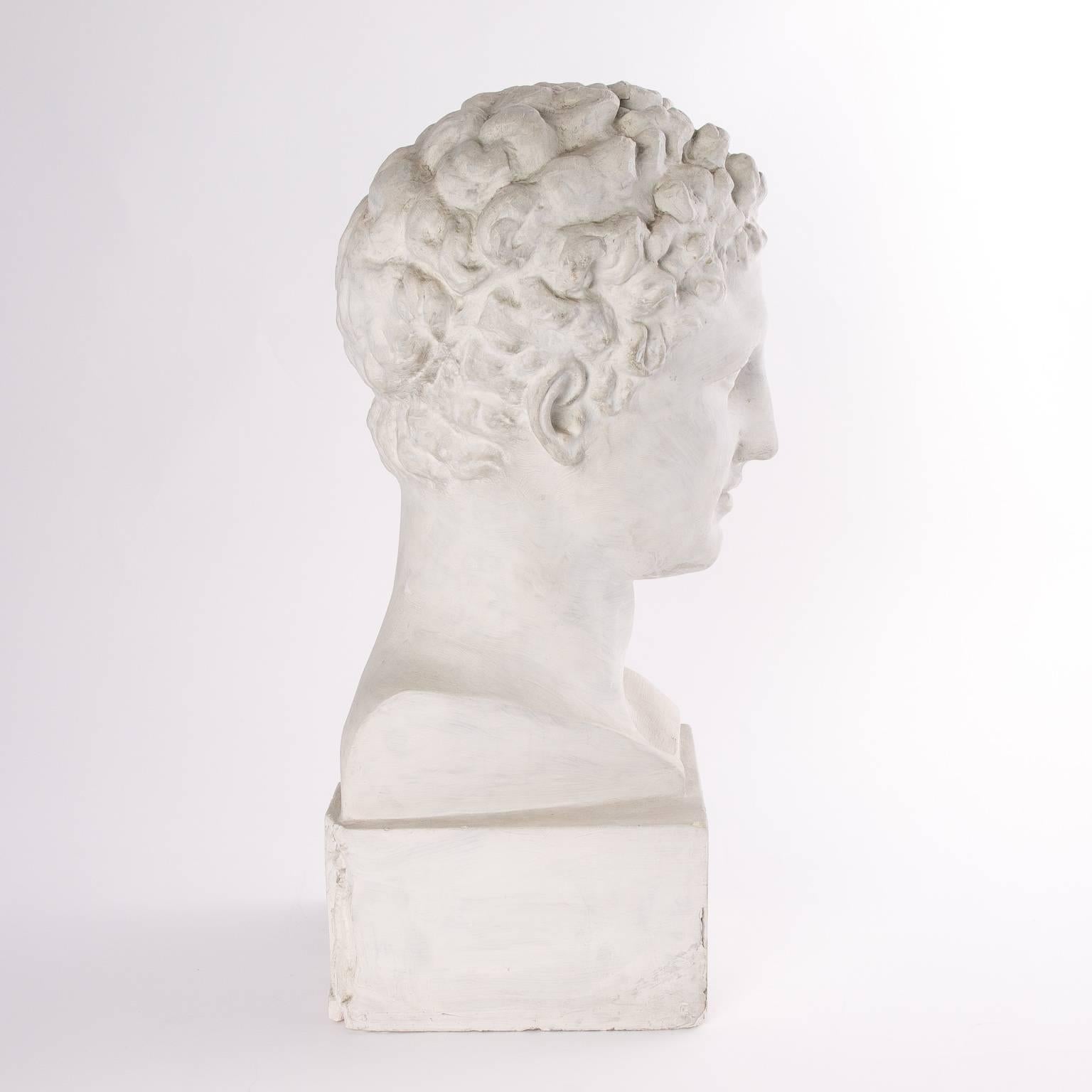 Neoclassical Male Bust In Good Condition In Stamford, CT