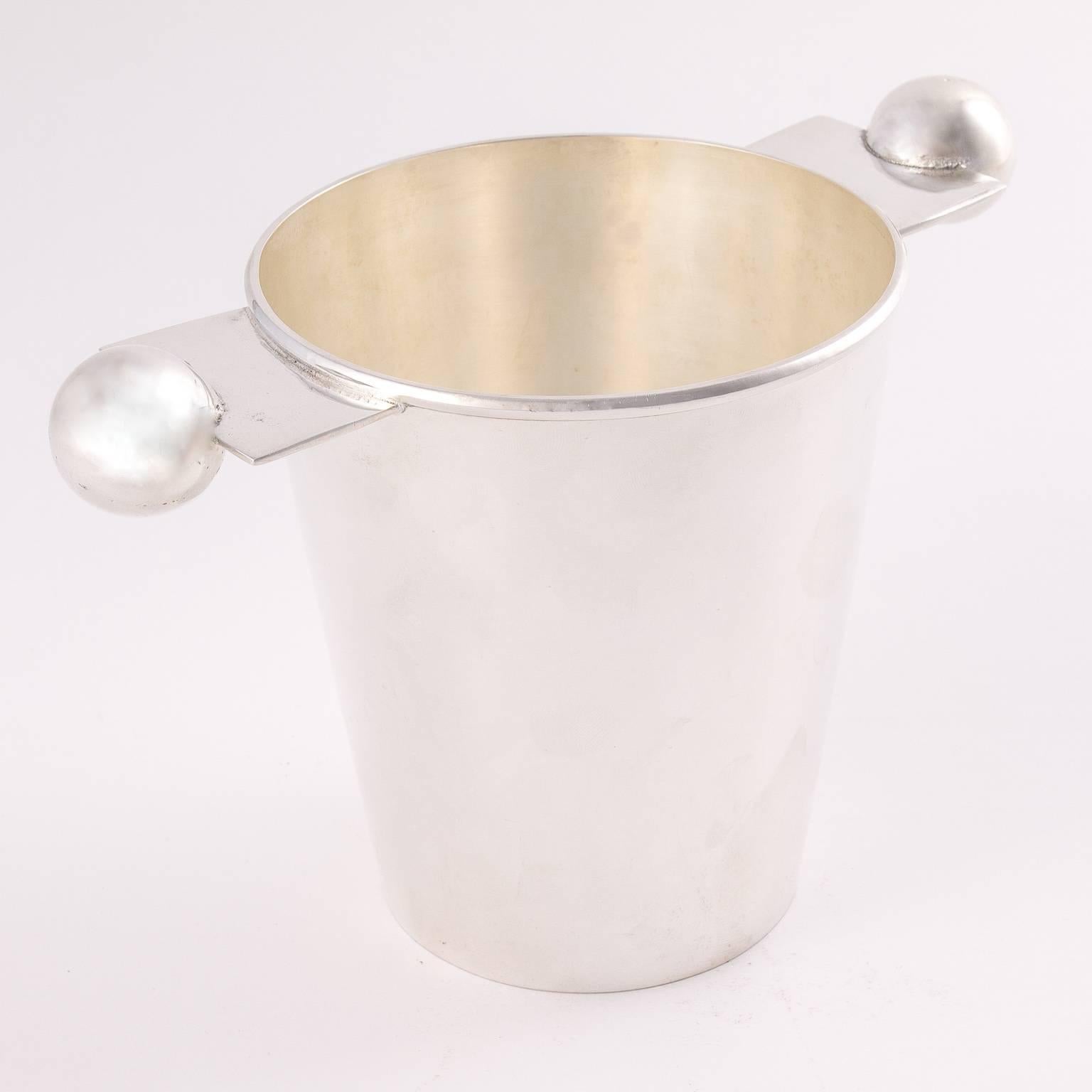 20th Century English Silver Plate Ice Pail