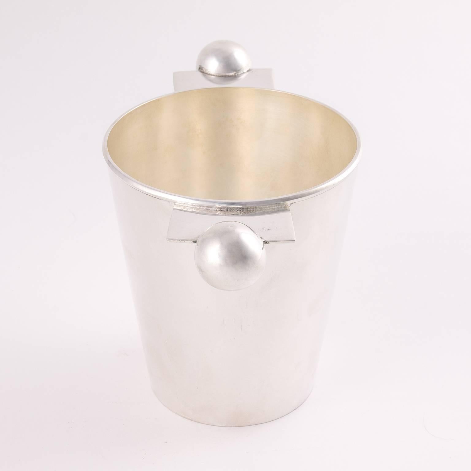 English Silver Plate Ice Pail 1