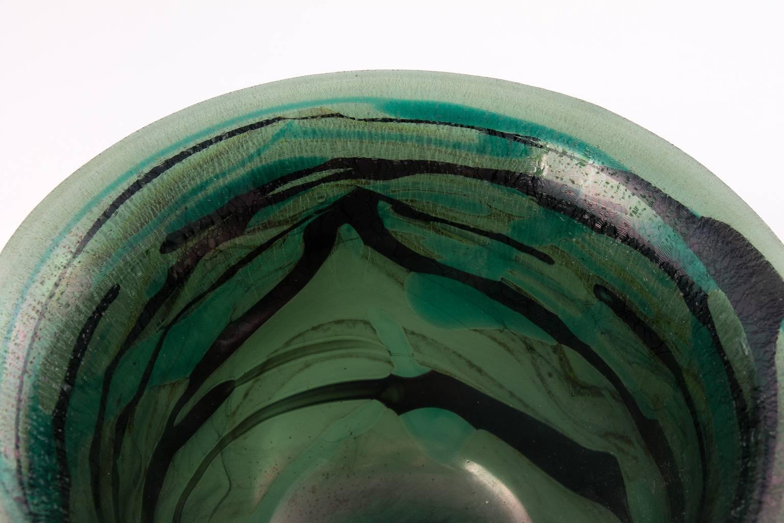 Studio Art Glass Bowl For Sale 1