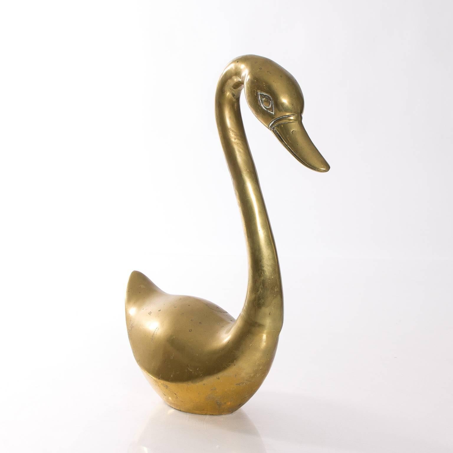 Pair of Brass Geese 1